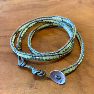 Chan Luu wrap bracelet - green